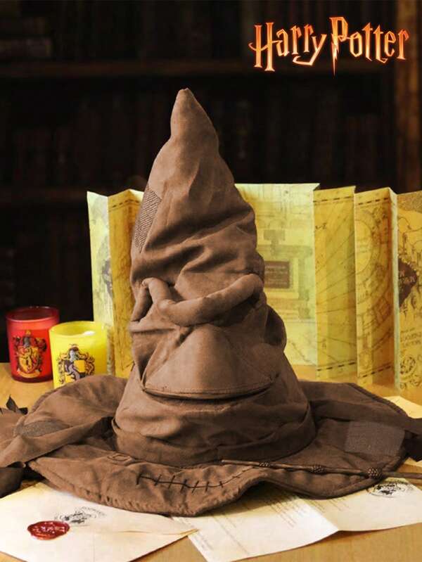 Harry Potter 1 PIEZA Sombrero de clasificación del mundo mágico de Harry Potter, teatro, películas, sombrero de bruja, sombrero para fiestas de Halloween, disfraces, accesorios de cosplay para hombres, regalo del Día de la Madre, graduación