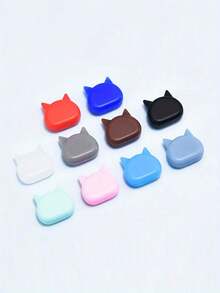 4 kẹp kính chống trượt hình mèo con nhiều màu sắc, kẹp giữ kính bằng silicon dễ thương, kẹp tai kính, phụ kiện kính mắt unisex, phù hợp cho các lễ hội âm nhạc - Nhỏ gọn và chắc chắn, nhiều màu sắc để lựa chọn. - Nhiều màu - Xem 4