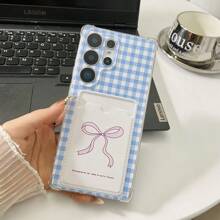 Funda de teléfono con lazo, a prueba de golpes y caídas, puede contener tarjetas, fotos, compatible con I 16 16/16Pro/ 16ProMax, 15Pro/15Promax, 14/14ProMAX, 13, 12, 11, XSMax y XR, funda protectora creativa de dibujos animados compatible para Galaxy S25, S24 Ultra, FE, Ultra S26, A36,A56, Super23, SPARK GO 2024, POP8, POK, POPA, 20K6 POPAR, 5G, 4G