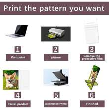 حامل الهاتف/اللوحي المخصص بطريقة الطباعة الفرعية، يمكن تحميل صور أليفة جميلة، مشاهد، صور العائلة، تصميمات إبداعية، ليكون ديكور على المكتب، هدية مفكرة للعائلة والأصدقاء والشركاء، تذكارية للتخرج وصور الزفاف