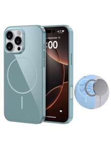 Magnetic 1 Pack Silicone Magsafe Compatible Phone Case, Magnetically Attached, Glossy Surface, Soft-Touch Lining, Full-Body Protection, Compatible With IPhone 16 Pro/16 Pro Max/16 Plus/16/15 Pro/15 Pro Max/15 Plus/15/14 Pro/14 Pro Max/14 Plus/14/13 Pro/13 Pro Max/13/12 Pro/12 Pro Max/12/11 Pro Max/11/11 Pro And Galaxy S25 Ultra/S25 Plus/S25