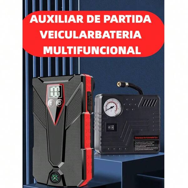 Auxiliar Partida Bateria Portatil Veicular Carro Emergência fonte de alimentação de partida de emergência  LK-U10
