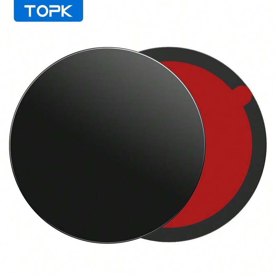 TOPK 1 pieza Almohadilla adhesiva para salpicadero de 8cm/3.15in, soporte para teléfono de coche