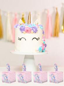 24pcs Unicorn Candy Boxes,Unicorn Party Favor Box,Gift Box,Gift Wrapping Box,Rainbow Unicorn Treat Box,Cartoon Themed Birthday Party Favors,Candy Box,Packaing Box,Snack Food Box,Chocolate Biscuit Baking Box,Gender Reveal Party Decor,Wedding Party Supplies,Bridal Shower Favors,Holiday Party Supplies,Holiday Gift
