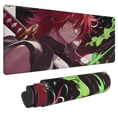 1pc Cool Magic Anime Boy Girl The Allure Of Mysterious Dark - Themed Fantasy Characters Gaming MousePad Multi-Size Keyboard Desk Mat Rubber Anti-Slip Office Desk Accessories Keyboard Desk Pad For School Office Home Gift For Friend Family
