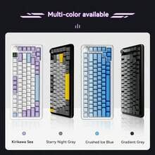 AJAZZ AK820MAX Magnetic Switch Side Engraved Keycap Wired Mechanical Keyboard RGB DIY Game Office Keyboard - Multicolor - View 5