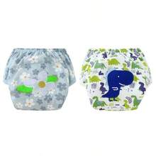 3 件套可爱儿童可重复使用训练内裤，男孩和女孩如厕训练裤，防水透气 - 彩色 - 查看 38