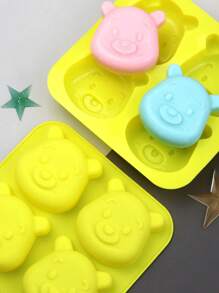 1/2 piezas Molde de silicona con diseño de Stitch, Mickey, Minnie o Winnie the Pooh - Manualidades DIY como regalo de cumpleaños (Algunas partes pueden ser aleatorias)