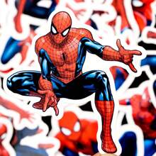 Disney Disney MARVEL 32 PCS Set Of Cool Anime Stickers,Spider Man Stickers,Avengers Stickers,Phone Stickers,IPad Stickers,Decals,Motorcycle,Luggage,Guitar Skateboard,Refrigerator Stickers,Computer Stickers,Cartoon Classic Stickers For Fun,Gifts,Stickers