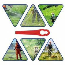 30-99 peças Lâminas de Cortador de Plástico para Aparador de Grama Elétrico Sem Fio Ferramenta Trançadeira, Lâminas de Aparador de Grama de Reposição, Ferramenta de Jardim