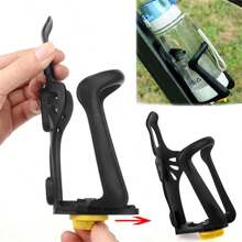 Nuevo soporte ajustable para botella de agua de bicicleta, soporte para botella de agua, adecuado para bicicletas de carretera y de montaña, accesorios para bicicletas y equipo de ciclismo, hecho de plástico, adecuado para equipo de ciclismo y accesorios para exteriores.