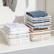 5pcs - Wardrobe Tidying Lazy Folding Clothes T-Shirts Short-Sleeved Pants Storage Classification Folding Clothes Board Clothes Storage Folding Clothes Board