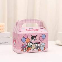 Sanrio Sanrio 10pcs/20pcs Yugui Dog Handheld Box With Gift Box Cake Baking Food Candy Packaging Box Snacks Wedding Candy Box Party Gift Packaging Box(Random Style Shipping /Need To Assemble By Oneself)