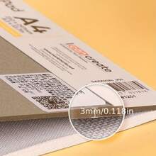 Blocco di tele per dipingere, 10 fogli, formato A4 e A5, 280g/m², adatto per pittura ad olio e acrilica, materiale per pittura con tecniche miste, forniture scolastiche