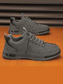 Men's All-Season Functional Shoes Work Safety Shoes - Non-Slip, Durable, Breathable Low-Top Lace-Up Sneakers, High-Quality Fabric Soft Upper PU Upper And PVC Rubber Sole, A Variety Of Multi-Color Khaki, Gray Are Very Suitable For Leisure And Outdoor Activities Travel Mountaineering Construction Site Work Safety, Walking Multi-Functional Shoes