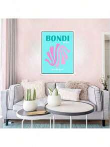 1/6PCS Optional Frame Posters Wall Arts Modern Posters Print Minimalist Living Room Decor ,Wall Art With Frame
