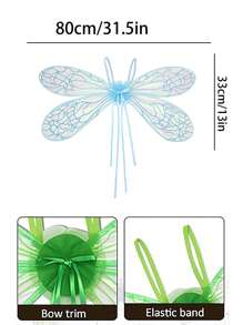 1PC Festival Party Makeup, Costumes, Props, Cosplay Costumes, Dragonfly Spirit Wings