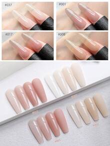 XEIJAYI 4pcs/Set 15ml Gel Nail Polish Set, Gel Nail Polish Set, Removable UV/LED Gel Nail Polish, Suitable For Home Manicure Salon DIY, Essential For Summer Nails - Multicolor - View 6