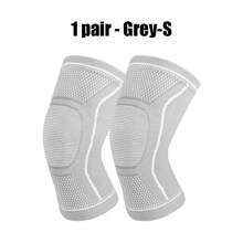 1 Paar elastische Kompressionsärmchen für das Knie, warme Kniestütze für Männer und Frauen, geeignet für Outdoor-Sport und Training