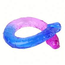 Double Anal Penetration Sex Toy Double Big Dildo Adult Goods Realistic Flexible Jelly Penis Cock Butt Plug G-Spot Stimulation,Sex Toys.Sexy Toys