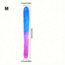 Double Anal Penetration Sex Toy Double Big Dildo Adult Goods Realistic Flexible Jelly Penis Cock Butt Plug G-Spot Stimulation,Sex Toys.Sexy Toys