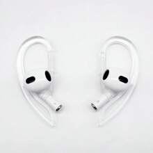 1 Pair Rotating Silicone Anti-Lost Ear Hooks, Compatible With Apple Pro Bluetooth Earphones