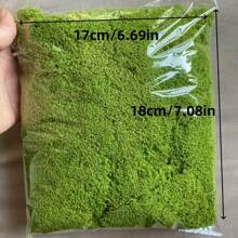 200 G Artificial Moss For Crafts, Artificial Moss For Decorating, Moss Decoration, Art Moss, Fake Moss Aesthetic Decoration Easter For Wall, Nativity Scene, Aquarium, Model Making (100 G Dark Green +