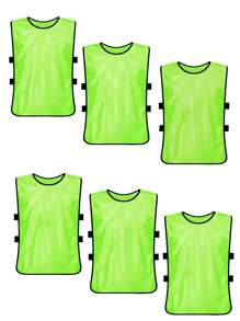 1 Piece Or 6 Packs Basketball Soccer Training Team Vest Racing Suit Team Clothes Expansion Sports Clothes Advertising Vest Number Suitable For Adults/Football Bib/Scrimmage Vest Premium Athletic Training Pinnies Jersey - Team Practice Soccer Vests For Basketball, Football, Baseball - , Lightweight, Quick-Dry Training Bibs For Sports Teams And Clubs