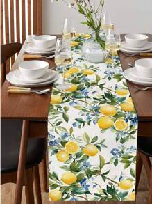 Spring And Summer Lemon Towels, Life Is Sweet Fresh Fruit Kitchen Table Decoration, Seasonal Home Decoration Indoor And Outdoor Party Supplies
