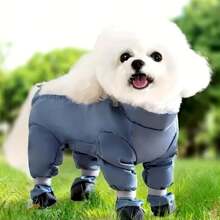 Simple Versatile Full Body Pet Dog Pants, Cover Belly And Legs, Dust-Proof For Outings, Suitable For Teddy, Poodle Breeds