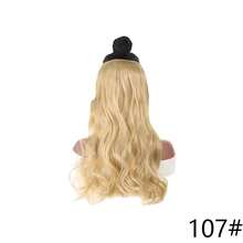 Long Synthetic Invisible Hair Clipless Hair Extensions Fish Line Hair Piece Hair Extensions, Water Wave Wigs For Women - Multicolor - View 16