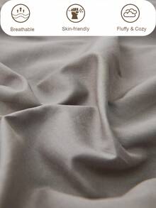 1 bộ ga trải giường màu hồng nhạt trơn, có chun, dùng để bảo vệ nệm, bọc nệm, ga phủ nệm, mềm mại và thoáng khí, phù hợp với nhiều kích cỡ giường - đơn, đôi, cỡ Queen, cỡ King, thiết kế túi sâu lên đến 11,8 inch, đồ dùng cho ký túc xá, đồ dùng cho mùa tựu trường. - Xám - Xem 4