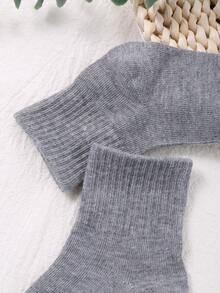 10 Pairs Of Children's Solid Color Elastic Soft Socks For Daily Life And Sports, Comfortable And Breathable, Deodorant Sports Socks, Suitable For Kid Aged 1-14 Teen Socks Unisex