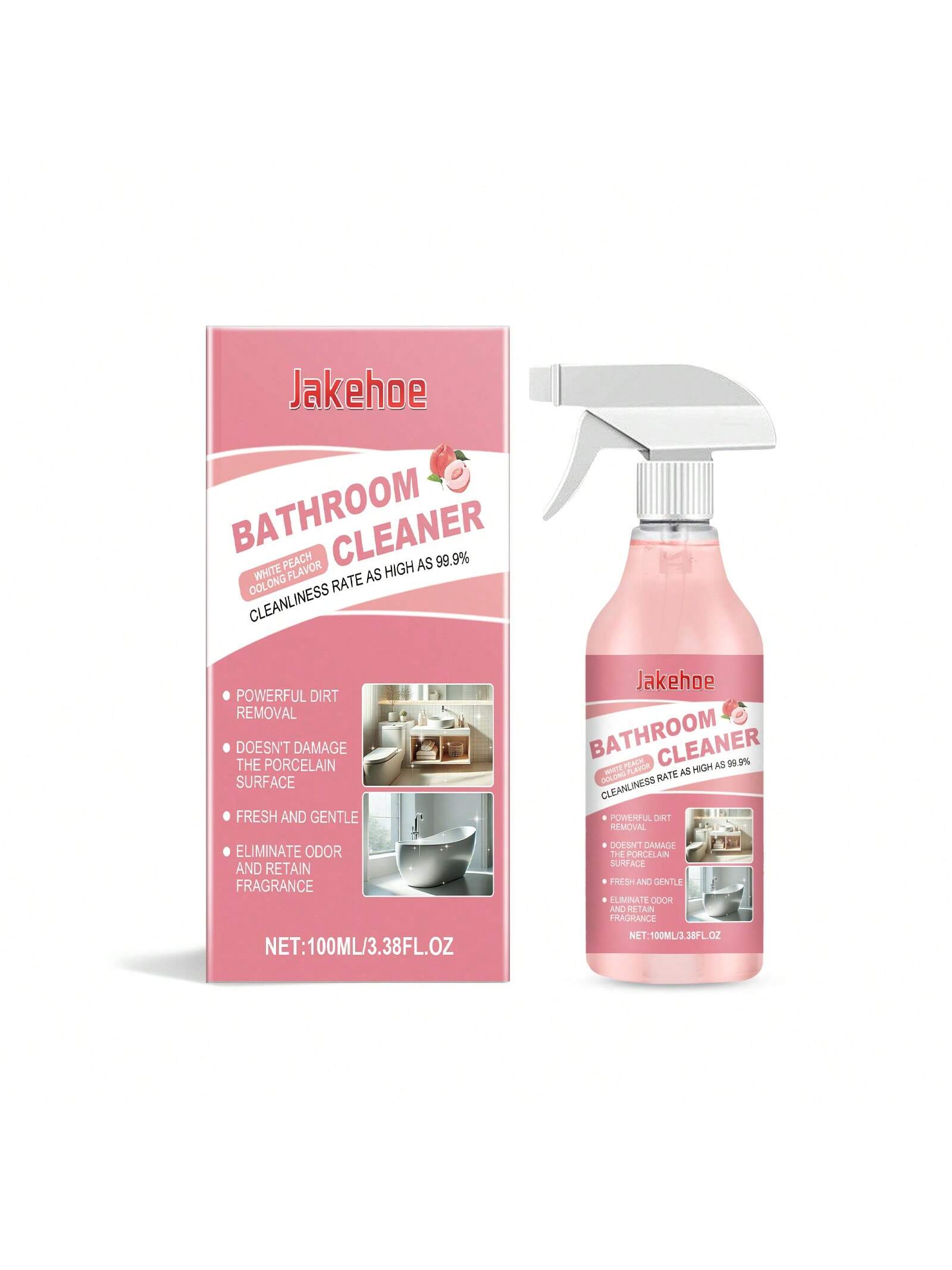 منظف حمام 100مل، مزيل بقع الحمام والأحواض الزجاجية...