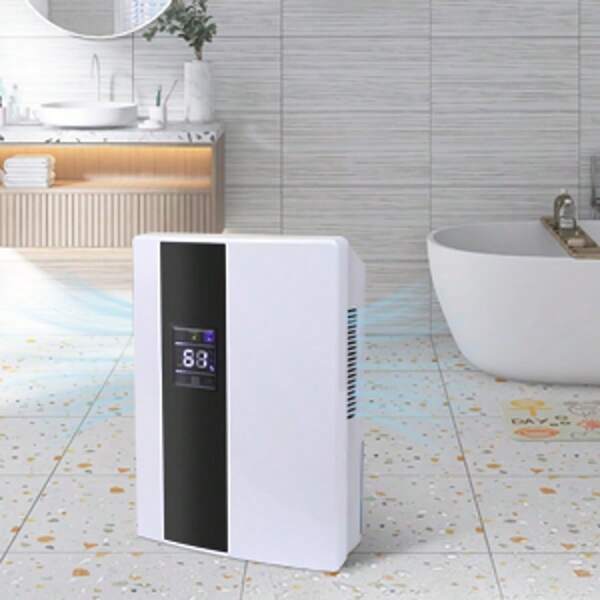 GBLY Déshumidificateur électrique 2000 ml - Déshumidificateur de pièce pour sous-sol, chambre, appartement, déshumidificateur avec télécommande, minuterie 24 h, nettoyage UV et mode veille