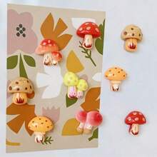 9 Piece Mushroom Fridge Magnet Set - Cute & Creative Kitchen & Office Refrigerator, Whiteboard, Cabinet & Dishwasher Decoration Magnet, Unique Fridge Stickers, Kitchen Decor, Home Decor, Valentine's Day Gifts For Friends & Family Wedding Decoration Birthday Party Fun Home Decorating Stickers