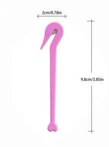 2 pièces/5 pièces Set d'outils portables pour détacher les cheveux - Crochet coupe-élastique jetable sans endommager les cheveux