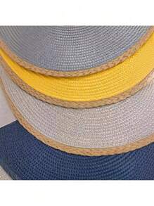 14 Inch Round Woven Placemat, 2/6 Pcs Washable Heatproof Placemats For Dining Table, Non-Slip For Indoor/Outdoor Use, Suitable For Dinner, Events, Family Gatherings, Thanksgiving, Christmas, Easter