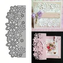1pc Flower Border Series Metal Die Cutting For DIY Scrapbook Making Greeting Cards And Paper Crafts Metal Cutting Mold