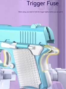 2025 Neuestes Upgrade - Taschengroße M1911 - Mechanischer Antrieb - Selbstspannung - Mini Pistole - Geburtstagsgeschenk - Ostergeschenk - Weihnachtsgeschenk - perfektes Geschenk, Pistole, Spritze, Spielzeugpistole, Mini Spielzeugpistole, Spritzpistole, Fidget-Spielzeugpistole, Spielzeugpistole, Pistolen, Luftgewehr (Farbe und Muster des Zubehörs sind zufällig)