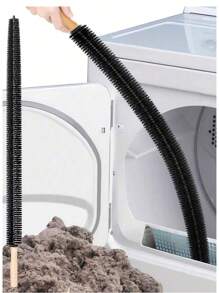 Multi-Functional Cleaning Brush; Can Be Used To Clean All Kinds Of Pipes; Washing Machine Cleaning Brush; Dryer Pipe Brush Cleaning Brush; Washing Machine Cleaning Inner Tube Liner Brush; One Thing Multi-Purpose; Home Goodies