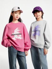Annil Ropa infantil: sudaderas de cuello redondo y manga larga para niñas, niños y adultos para la primavera
