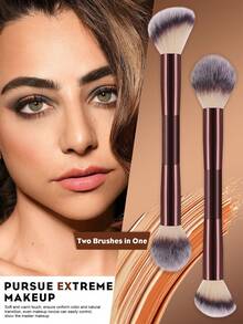 12-In-1 Makeup Brush & Sponge Kit | 3 Dual-Ended Brushes + 3 Eye & 2 Blush Tools + Makeup Sponge & Puffs For Flawless Base - Multicolor - View 8