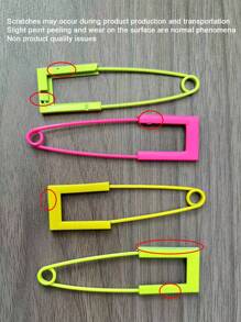 别针装饰胸针，荧光色胸针，适用于衣服、帽子、包包和装饰