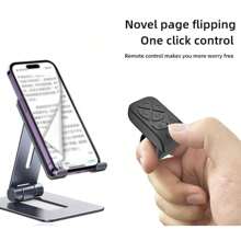 Anello telecomando senza fili, giravolta pagine senza fili, anello telecomando Bluetooth per scorrimento con il dito, cliccatore per dito per scorrimento su telefono, per video, foto, romanzi, anello telecomando a forma di cuore per San Valentino, 55mAh, adatto per vacanze estive, viaggi, vacanze,otturatore senza fili portatile per fotocamera