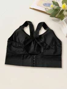 Reggiseni sportivi senza cuciture per donne in taglie forti, reggiseni push-up con schienale incrociato, lingerie sexy, top yoga senza fili, biancheria intima confortevole e antistress per palestra, per donne in taglie forti