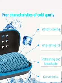 1 pieza Toalla de enfriamiento de secado rápido, toalla suave y transpirable para absorción de frío para deportes, gimnasio, yoga con caja de almacenamiento, apta para golf