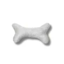 Square Pet Bed With Plush Bone For Small And Medium Sizes, Non-Slip - 米色 - 查看 6