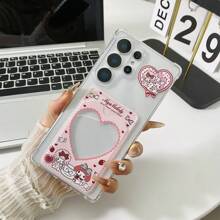 Sanrio Love Melody Card Holder Phone Case/Lanyard Phone Case/Wallet Phone Case/Pink Phone Case Compatible With Galaxy S25, Galaxy S24 Ultra, Galaxy S24 FE, Galaxy S25 Ultra, Galaxy A36, Galaxy A56, Galaxy S23 Ultra, Spark GO 2024, POP8, Spark 20C, Spark 20, Pova 6, Pova 6 PRO 5G, POP9 4G, Spark GO1, Spark GO 2025, Shockproof, Can Hold Student Card, Credit Card, ID Card