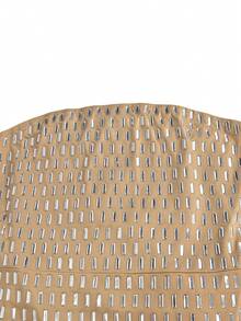 Đầm ôm sát cúp ngực đính đá, thiết kế xẻ cao, đầm dạ hội gợi cảm, phù hợp cho phụ nữ năm 2025, cũng thích hợp cho các bữa tiệc câu lạc bộ và các dịp trang trọng như tiệc cưới mùa xuân. - Màu be - Xem 7